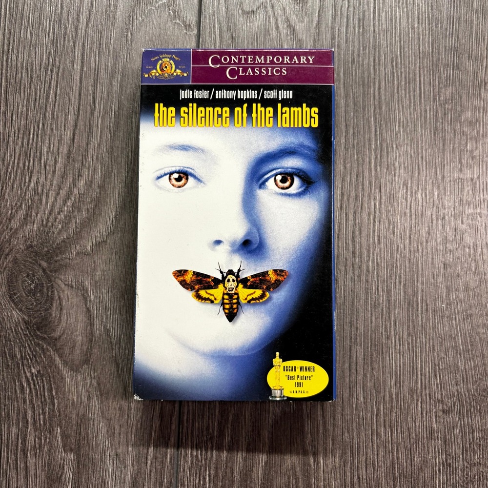 The Silence of the Lambs VHS 1991 MGM Contemporary Classics Jodie Foster Movie